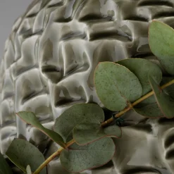 Bosa Vaso Mino in ceramica verde canapa lucido> Vasi Da Fiori