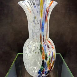 Officine di Murano 1295 Vaso Murrina bianco><noscript><img width=