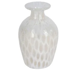 Officine di Murano 1295 Vaso Murrina in oro 24 Kt e bianco> Vasi Da Fiori