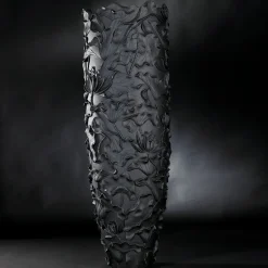 VGnewtrend Vaso nero grande Lotus Obice> Vasi Da Fiori