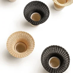 Bottega Intreccio Vaso nero Nodo di Intreccio Lab> Vasi Decorativi