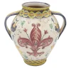 Sbigoli Terrecotte Firenze Vaso Orciolo con Fleur-De-Lis rosso fiorentino> Anfore