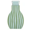 ADJ Style Vaso Otto Striped Sky Blue/Eucalyptus di Gianpaolo Venier> Vasi Con Coperchio