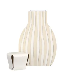 ADJ Style Vaso Otto Striped White/Panna Cotta di Gianpaolo Venier><noscript><img width=