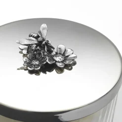 Greggio Vaso per candele Spring Bee con coperchio> Candelieri E Portacandele