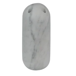 FiammettaV Home Collection Vaso per fiori Capsule in marmo bianco satinato> Vasi Da Fiori