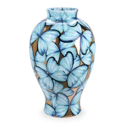 deBlona Vaso Petalouda Piccolo in ceramica oro><noscript><img width=