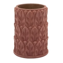 Pietrachiara Vaso piccolo in terracotta Anne con motivo a foglie> Vasi Da Fiori