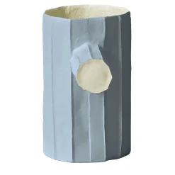 Paola Paronetto Vaso Pino Mono Corteccia E6/Grigio Azzurro> Vasi Decorativi