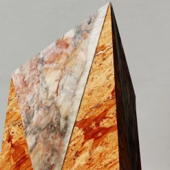 Carcino Design Vaso Polimelus Rosso Asiago & Fior di Pesco Carnico> Vasi Da Fiori