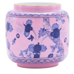 GINORI 1735 Vaso Portacandela Oriente Italiano Azalea> Candelieri E Portacandele