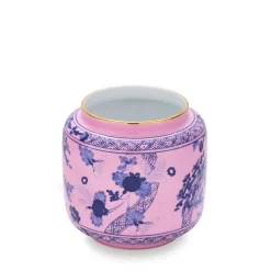 GINORI 1735 Vaso Portacandela Oriente Italiano Azalea> Candelieri E Portacandele