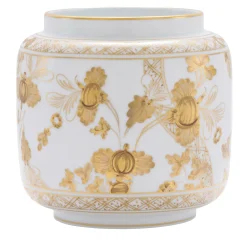 GINORI 1735 Vaso Portacandela Oriente Italiano Aurum> Candelieri E Portacandele