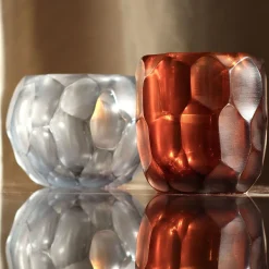 Micheluzzi Glass Vaso Rullo Ambra><noscript><img width=