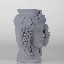 Stefania Boemi Vaso Sasà grigio chiaro><noscript><img width=