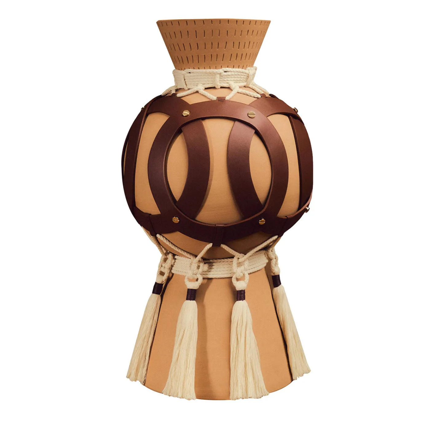 Rometti Vaso scultoreo in ceramica Golden Harvest per Borbonese by Sara Ricciardi> Vasi Decorativi