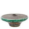 Design Center 1991 Vaso scultura rotondo in raku Intorno al Cerchio di Nino Basso> Vasi Decorativi