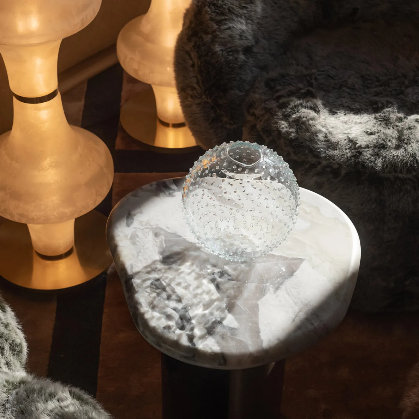 StudioNudo Vaso Sferico in Vetro Rainy Drop> Vasi Da Fiori