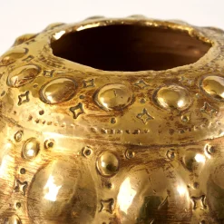 deBlona Vaso Soreis in ceramica oro di Gabriele Mengoni><noscript><img width=