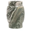 Editions Milano Vaso Stone Luana S in marmo verde di Jacopo Simonetti> Vasi Decorativi