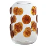 Morica Design Vaso trasparente Goccia Amber Dots> Vasi Decorativi