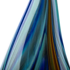 Officine di Murano 1295 Vaso-scultura in vetro di Murano multicolore a goccia di fuoco #3><noscript><img width=