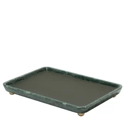 Giobagnara Vassoi rettangolari grandi in pelle e marmo Monza #2> Svuotatasche