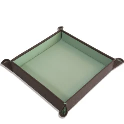 Cassigoli Vassoio a tasche vuote Michelangelo marrone e verde> Svuotatasche