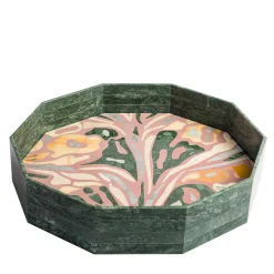 Del Savio 1910 Vassoio decagonale in marmo marmorizzato di Zanellato&Bortotto #3> Centrotavola