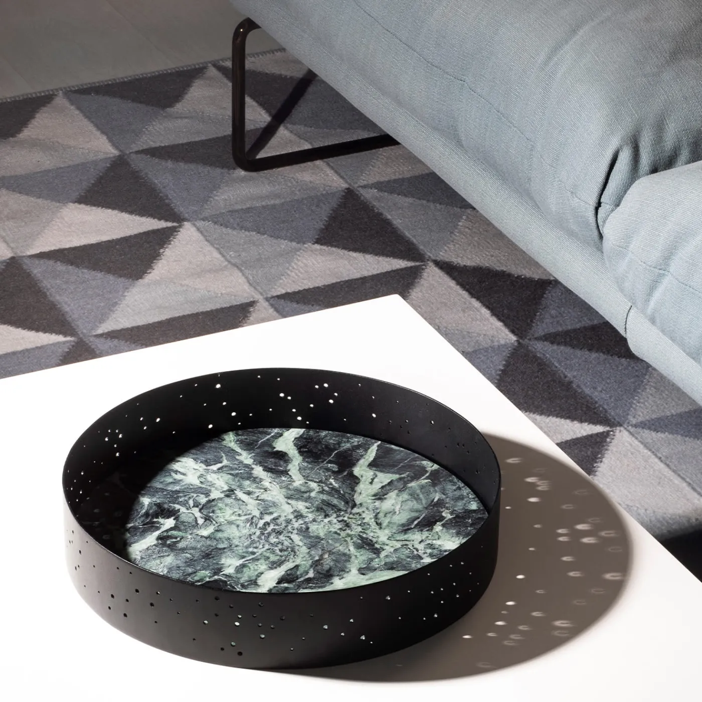 Kimano Vassoio Eclittica Verde Alpi di Stella Orlandino> Centrotavola