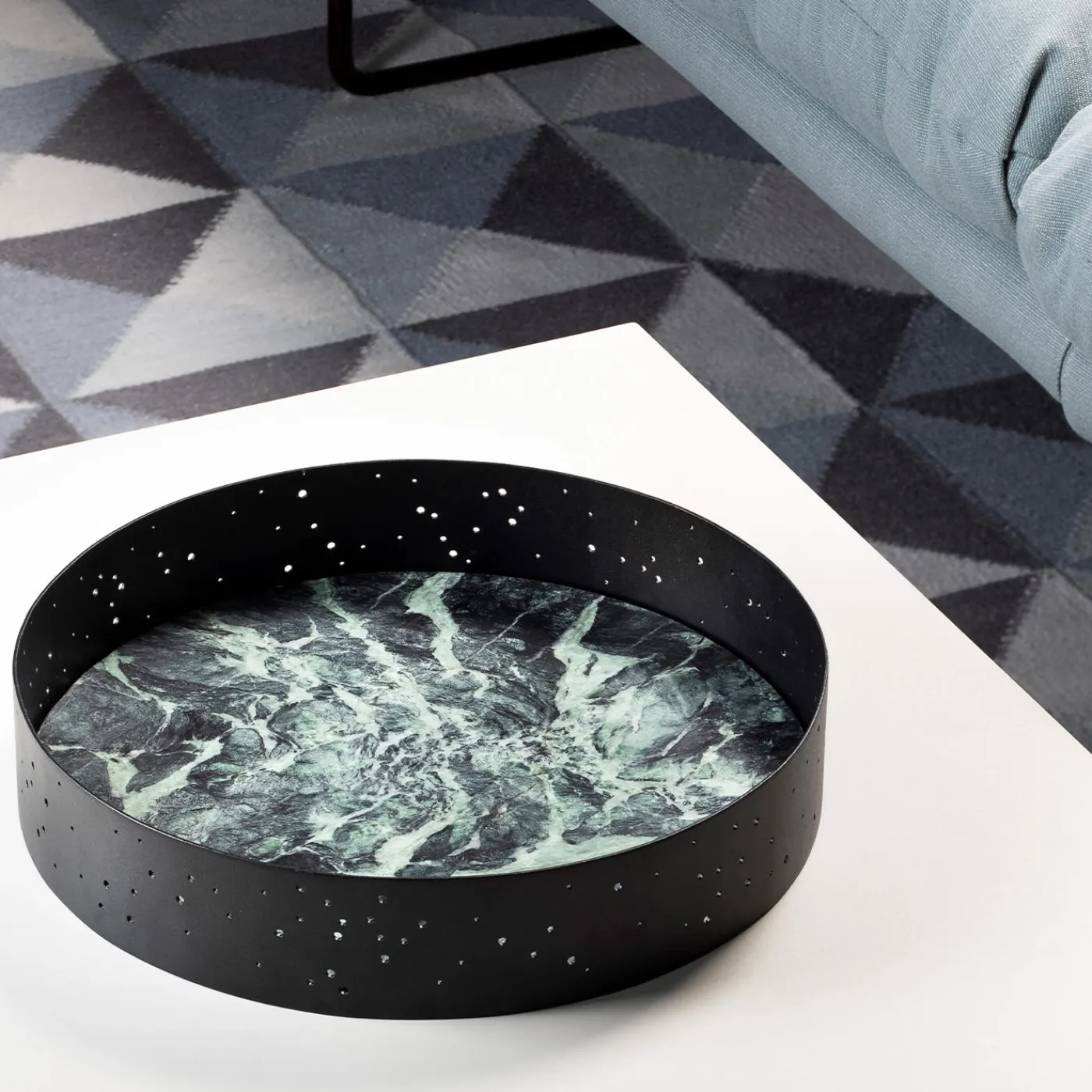 Kimano Vassoio Eclittica Verde Alpi di Stella Orlandino> Centrotavola