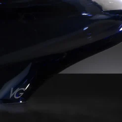 VGnewtrend Vassoio ovale in vetro> Centrotavola