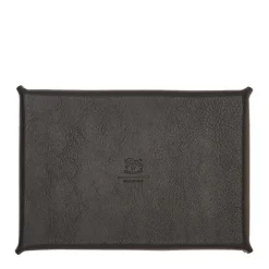 Il Bisonte Vassoio portavalori piccolo in pelle nera> Svuotatasche