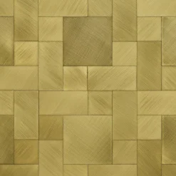 Favel Venezia Set di 9 piastrelle in ottone satinato><noscript><img width=