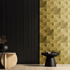 Favel Venezia Set di 9 piastrelle in ottone satinato><noscript><img width=