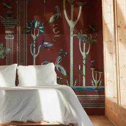 MaVoix Via Salvestrina 12 Carta da parati Mattone Bruciato> Carte Da Parati