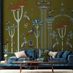 MaVoix Via Salvestrina 12 Verde Oliva Carta da parati><noscript><img width=