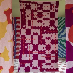 Lanificio Leo Viaggio 4 Coperta/ arazzo policromo di Serena Confalonieri> Coperte