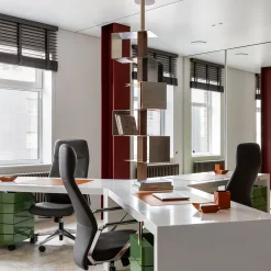 ADJ Style Vide poche in pelle Cognac e Bordeaux #1><noscript><img width=