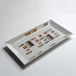 Grand Tour by Vito Nesta Videopoche rettangolare in porcellana La Finestra Sul Cortile #1> Svuotatasche