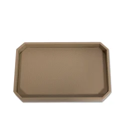 Cassigoli Vide-poche Del Monte grande in pelle Beige Tamarone> Svuotatasche