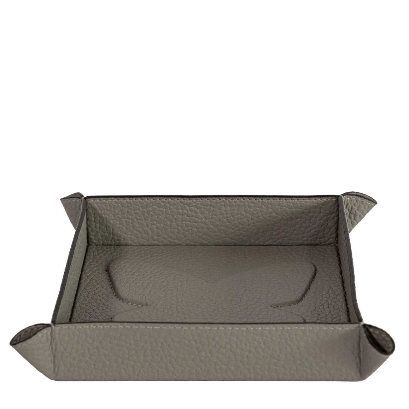 Cassigoli Vide-Poche Michelangelo Butterfly in pelle grigio luna> Svuotatasche