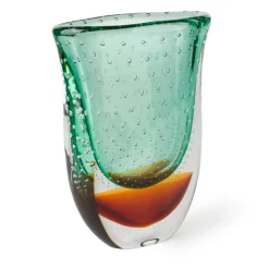 Officine di Murano 1295 Vrmbicolr Vaso in turchese e ambra><noscript><img width=