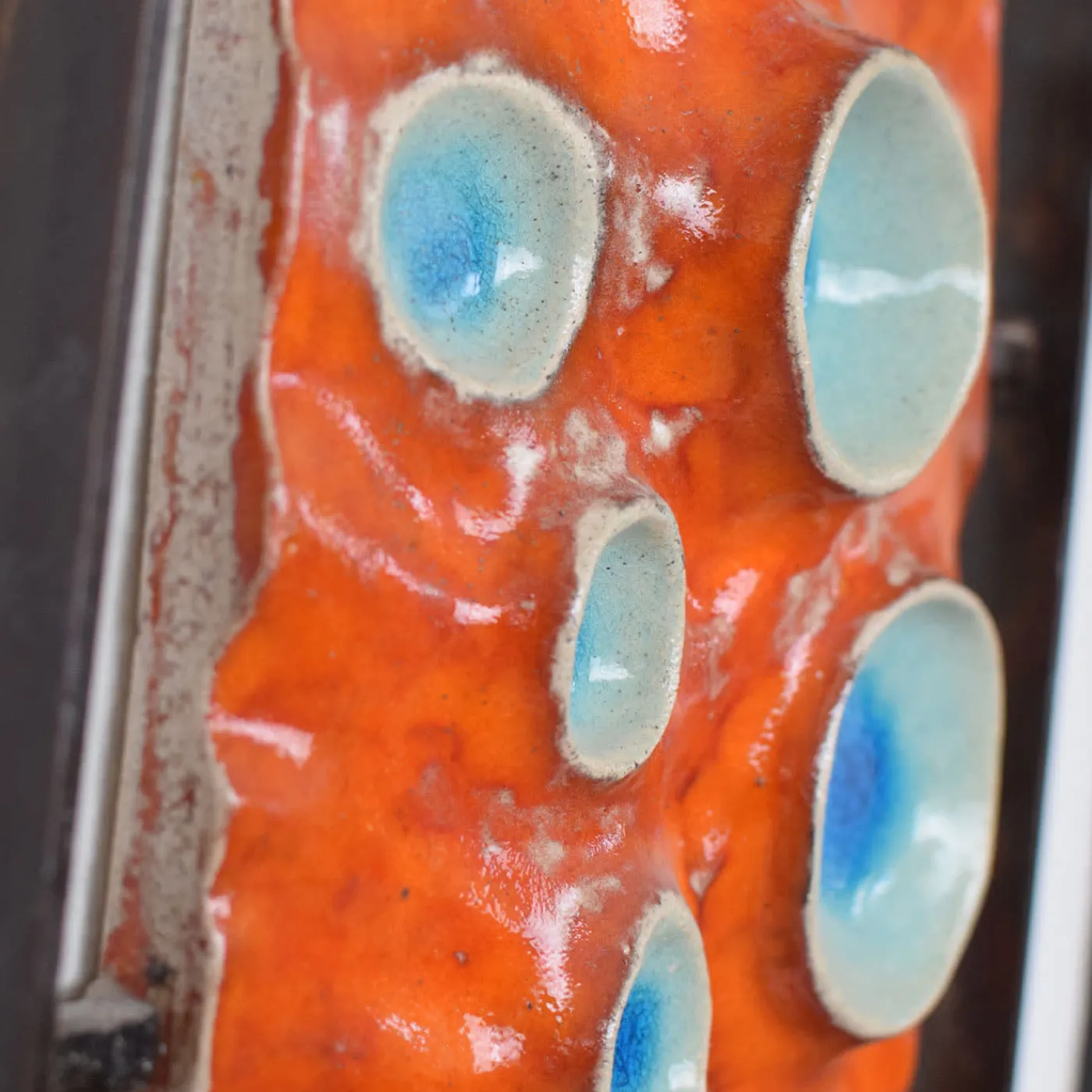 Todini Sculture Vulcani, pezzo d'arte in ceramica infuocata> Pannelli Decorativi