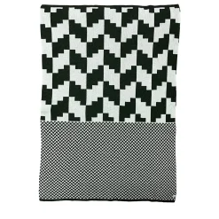 Lanificio Leo Zoom Coperta verde e bianca di Emilio Salvatore Leo> Coperte